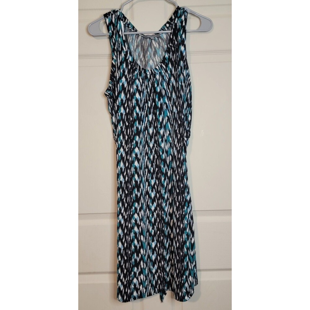 Daisy Fuentes Women's Blue A-Line Maxi Dress Lightweight, Summer, L
